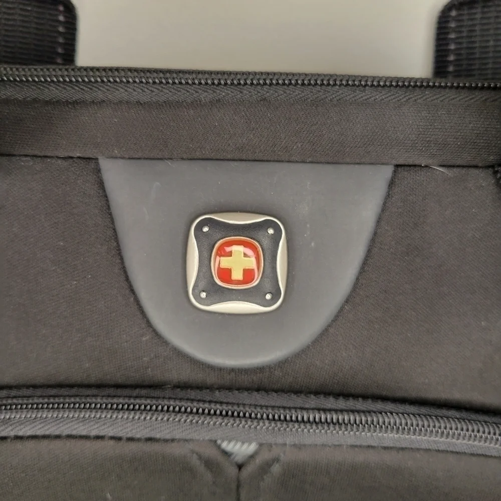 Wegner SwissGear Sherpa Black Laptop Double Slimcase Bag
